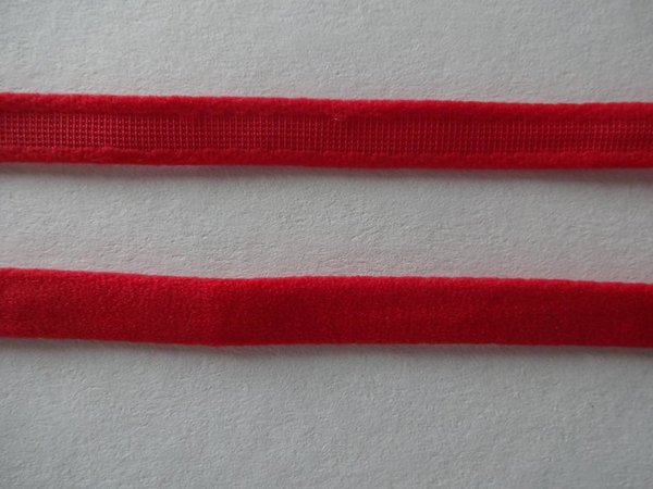 Bh Bügelband  in rot 10mm breit